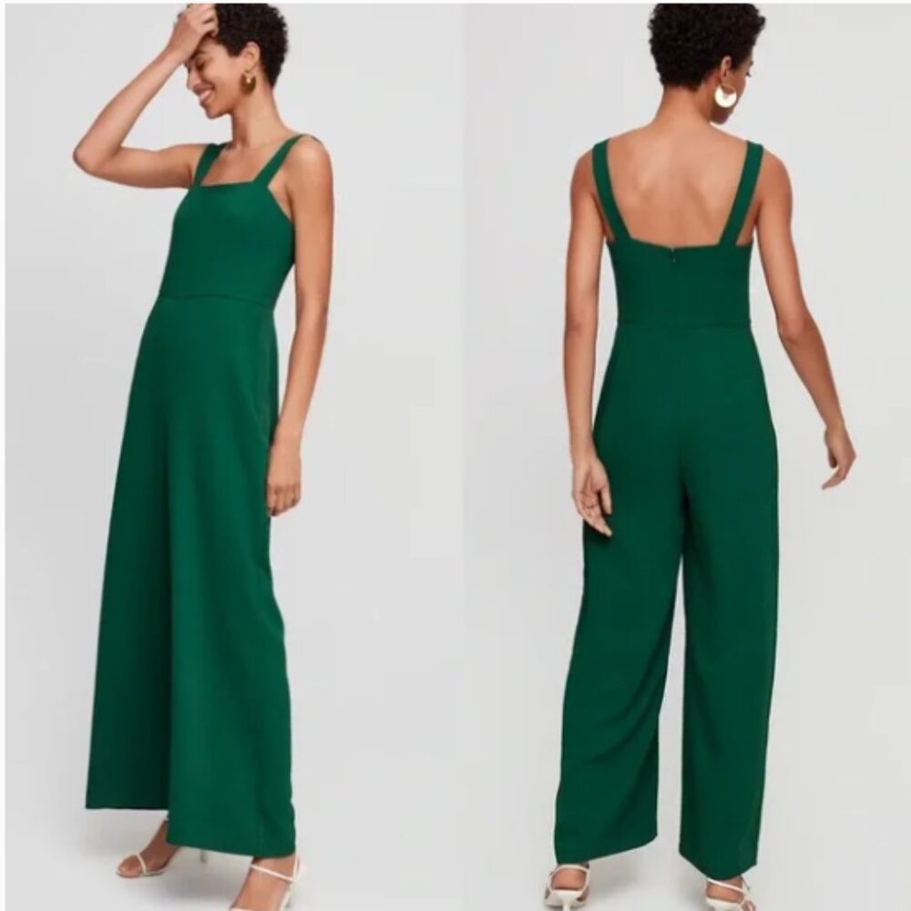 Aritzia Wilfred Jumpsuit in Emerald Green in Size 4